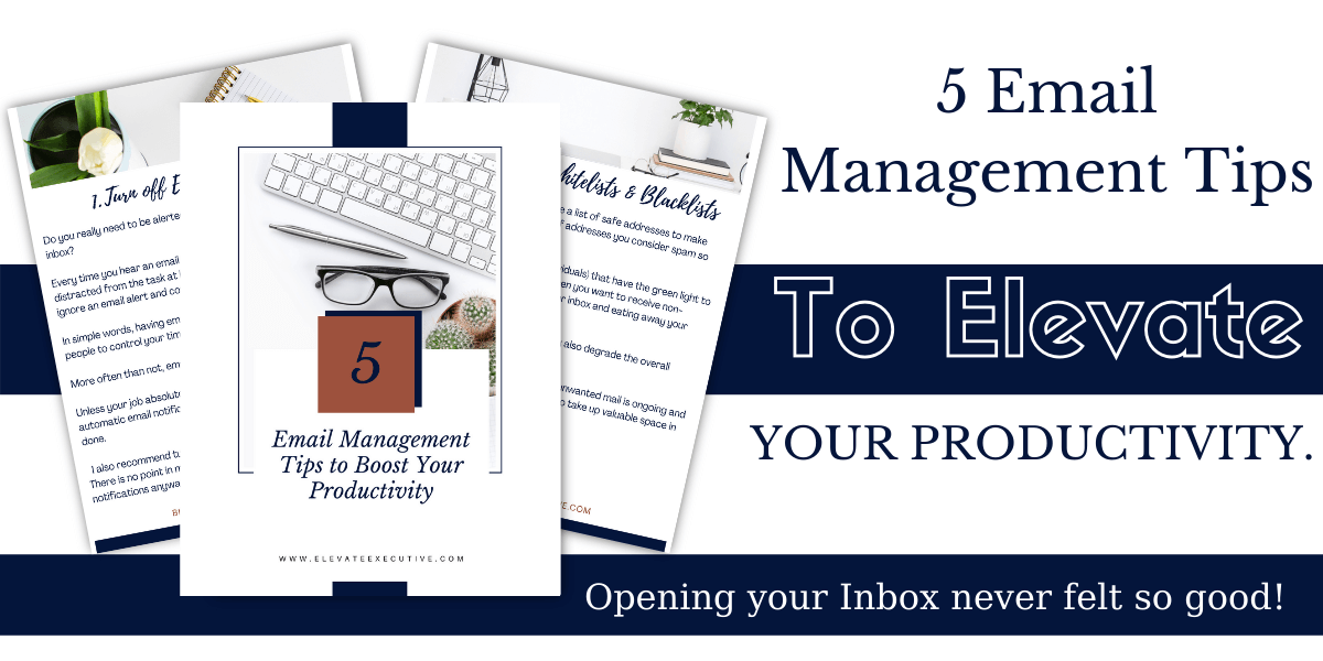 Free download template reading 5 email management tips to elevate your productivity